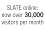 SLATE Website Visitor Count SLATE Website Visitor Count